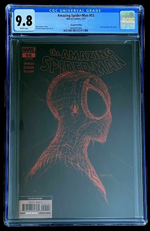 Amazing Spider-Man #55 | Marvel Comics| 2nd Print| CGC 9.8 | 2/21