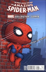 AMAZING SPIDER-MAN 16 (2015) MARVEL COLLECTOR CORP FUNK VARIANT (NEAR MINT)