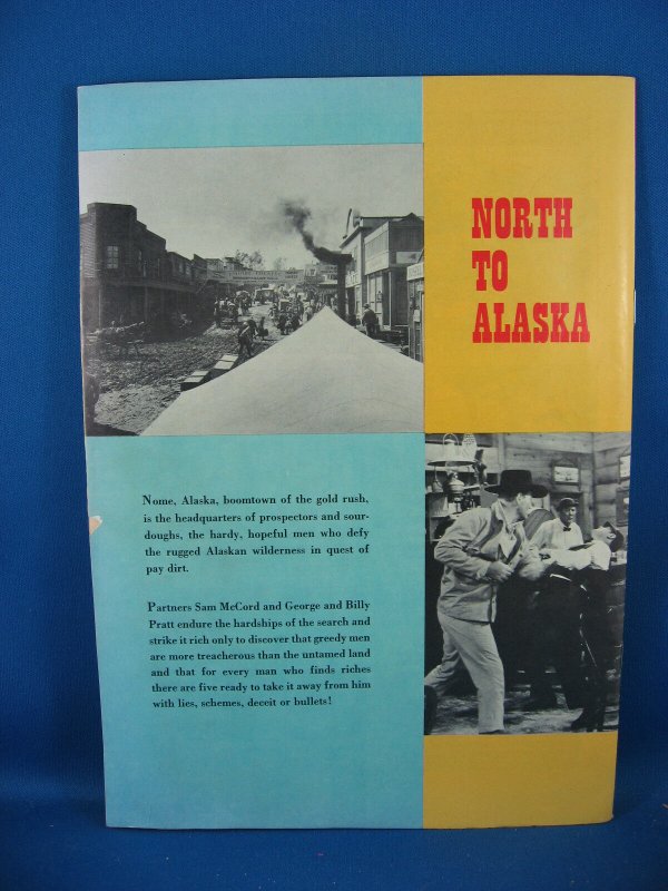 Four Color 1155 NORTH TO ALASKA Fine+ John Wayne Photo Cover 1960