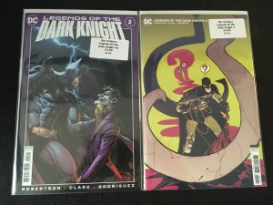 LEGENDS OF THE DARK KNIGHT #2 Two Cover Versions, VFNM Condition