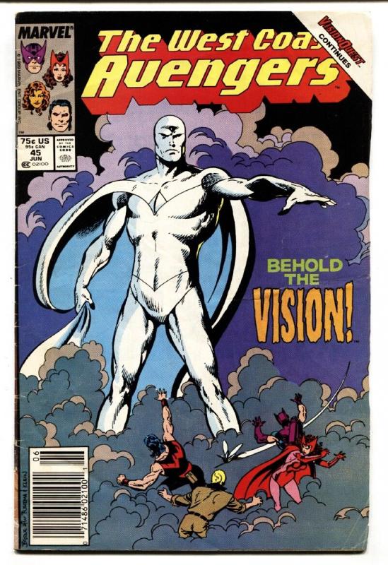 West Coast Avengers #45 1st appearance WHITE VISION-Infinity War