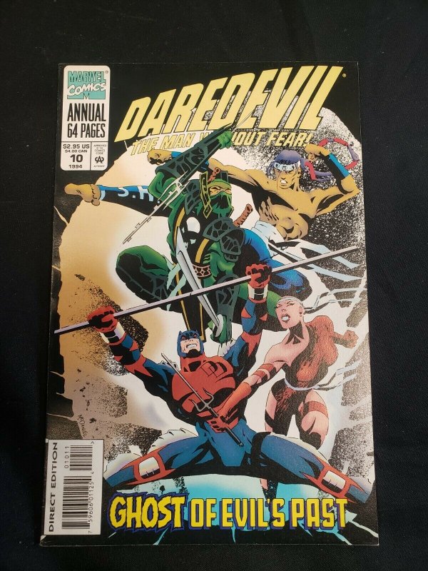 DAREDEVIL ANNUAL ISSUE #10 (VF) GHOST OF EVIL'S PAST, DEAD END- BLACK WIDOW 1994 