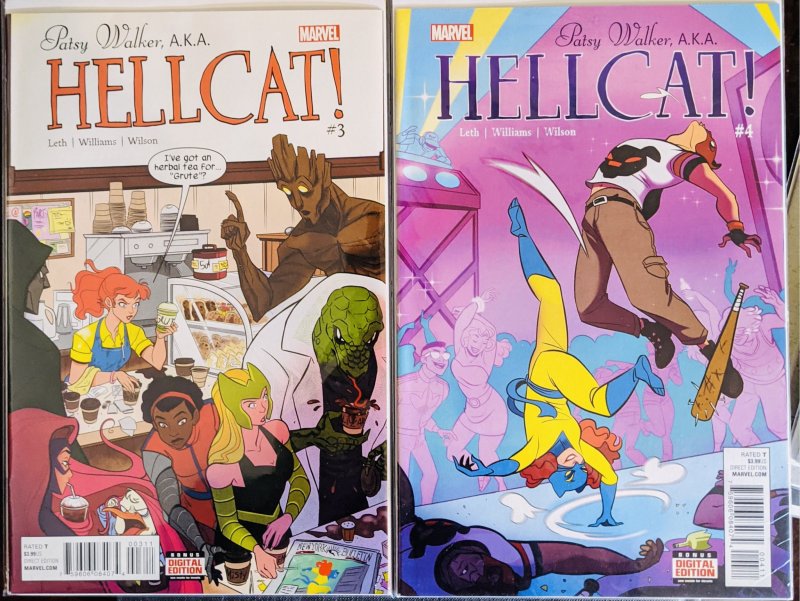 Patsy Walker, A.K.A. Hellcat! #3 and 4(2016)