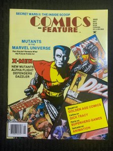 1985 COMICS FEATURE Magazine #35 FVF 7.0 Secret Wars II / Marvel Mutants