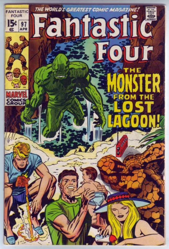 Fantastic Four #97 (Apr-70) VF+ High-Grade Fantastic Four, Mr. Fantastic (Ree...