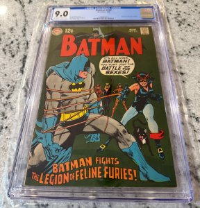 Batman # 210 CGC Graded 9.0 DC Comic Book Neal Adams Cover 1969 Catwoman JH28