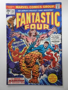 Fantastic Four #153 (1974) Worlds in Collision! Sharp VG/Fine Condition!
