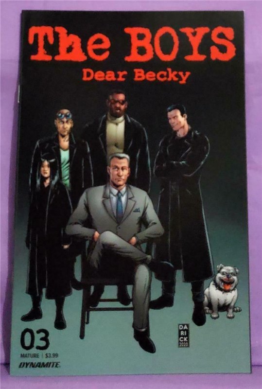 THE BOYS Dear Becky #1 - 8 Darick Robertson Regular Covers (Dynamite, 2020)! 725130290571