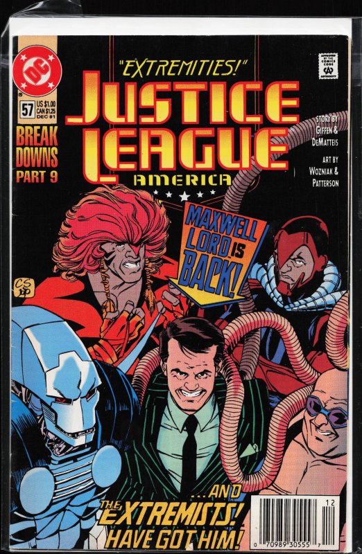 Justice League America #57 (1991) Justice League
