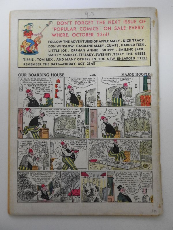 The Funnies #2 (1936) Fair Condition  Full Spine Split!