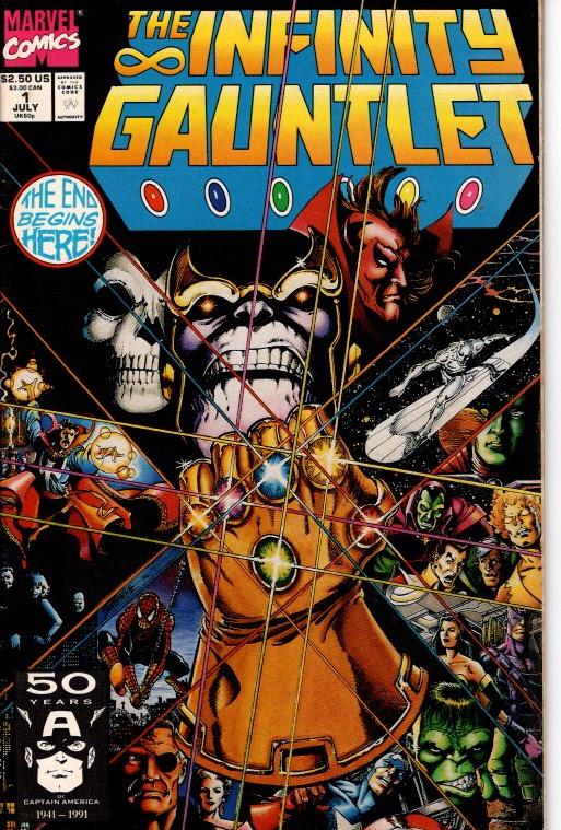 INFINITY GAUNTLET #1,2,5,6 $30.00