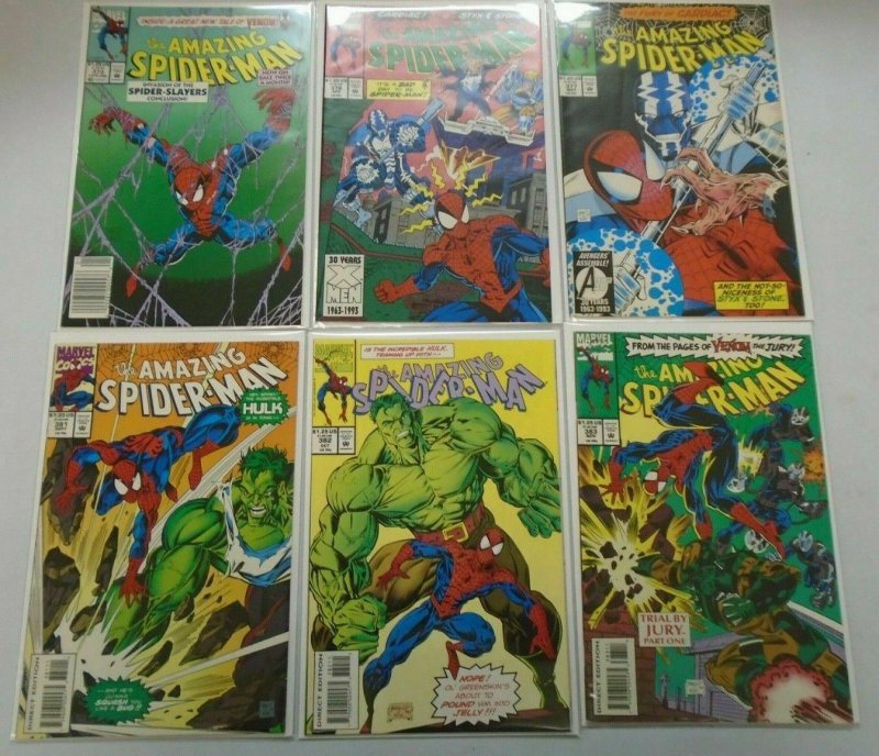 Amazing Spider-Man comic lot from:#350-399 33 Different Average 8.0 VF (1991-95)