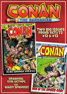 CONAN THE BARBARIAN #12 & 13 (Dec/Jan1971/72) 8.0 VF Roy Thomas! Barry Smith!