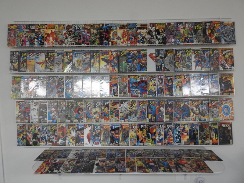 Huge Lot 150+ Comics W/ Superman, Avengers, Spider-Man, +More! Avg FN/VF Cond!