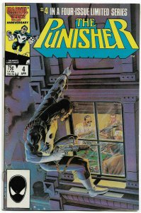 PUNISHER#4 VF/NM 1986 FIRST MINI SERIES MARVEL COMICS