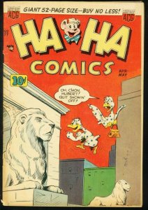 HA HA COMICS #77 1951-FUNNY ANIMALS-WACKY ART & STORIES VG