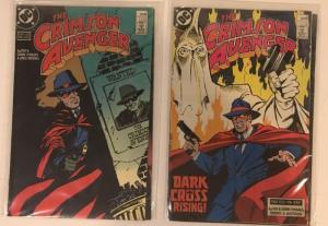 The Crimson Avenger 1-4 Complete Near Mint Lot Set Run