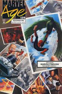 Marvel Age #130 VF ; Marvel | Alex Ross with poster