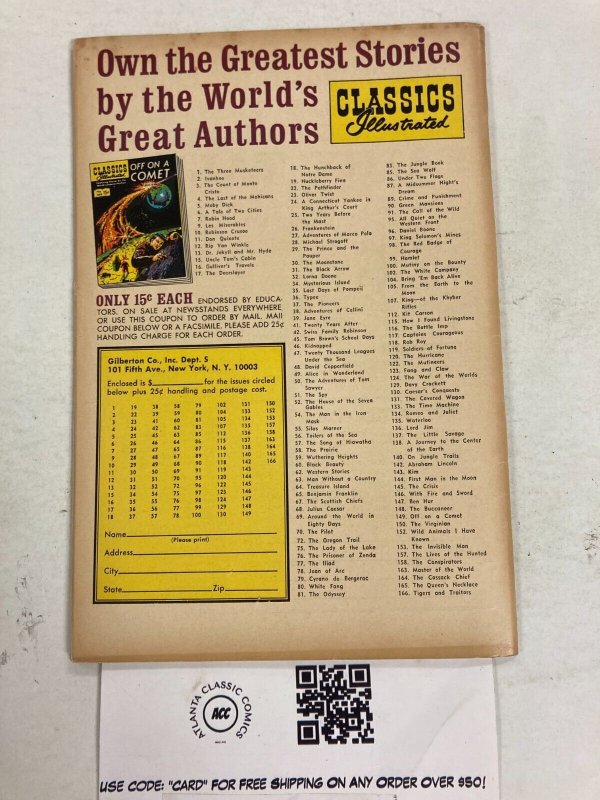 classics illustrated #134 VG-FN Comic Books 1 PB2