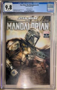 Star Wars: The Mandalorian #8 (CGC 9.8, 2023) Kirkham Cover