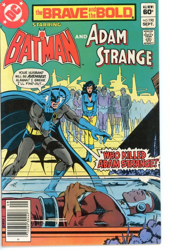 Brave & The Bold 190  F  Batman & Adam Strange