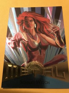 SCARLET WITCH #25 card : Marvel Metal 1995 Fleer Chromium; NM/M X-Men, base