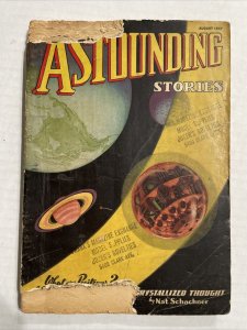 Astounding Stories Pulp August 1937 Volume 19 #6 Poor