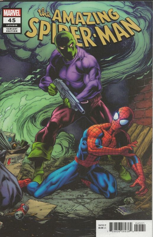 Amazing Spider-Man #45 B ORIGINAL Vintage 2020 Marvel Comics Mark Bagley