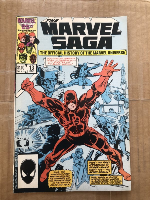 The Marvel Saga The Official History of the Marvel Universe #13 Direct Editio...