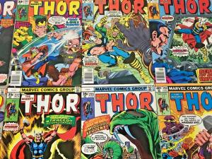 THOR#202-292 FN-VF LOT 1972-78 (30 BOOKS) MARVEL BRONZE AGE COMICS