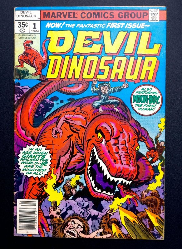 Devil Dinosaur #1 (1978) [KEY] Jack Kirby - 1st Devil Dino & Moon Boy - FN