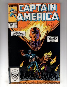 Captain America #356 (1989)  VF+ Copper Age MARVEL   / ID#21