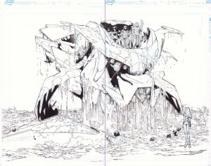 Champions #4 pgs. 10 & 11 - Atlantean Navy DPS - 2016 art by Humberto Ramos