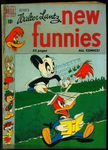 NEW FUNNIES #164 1950-WALTER LANTZ-WOODY WOODPECKER DELL VG