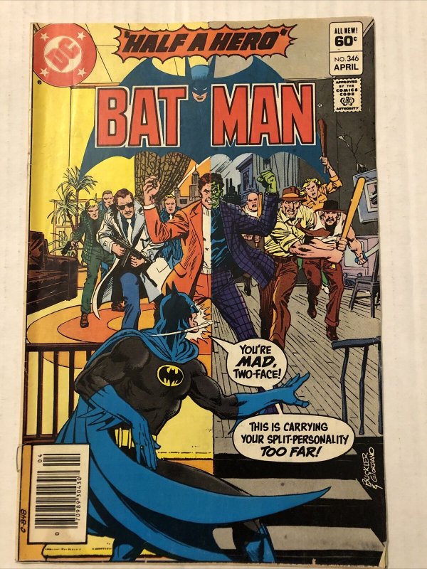 Batman No. 346 2 Face Cover