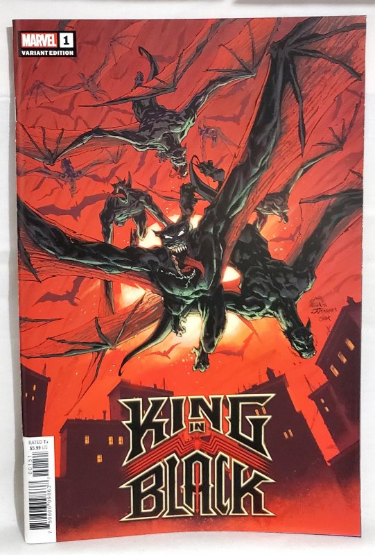 King In Black #1 Ryan Stegman Darkness Reigns Variant Cover (Marvel 2021)