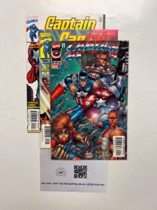 3 Captain America Marvel Comic Books # 5 22 24 Avengers Defenders Thor 47 JS45