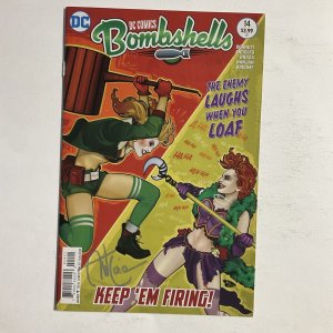 DC Comics Bombshells 14 2016 Signed by Ant Lucia DC Comics NM near mint