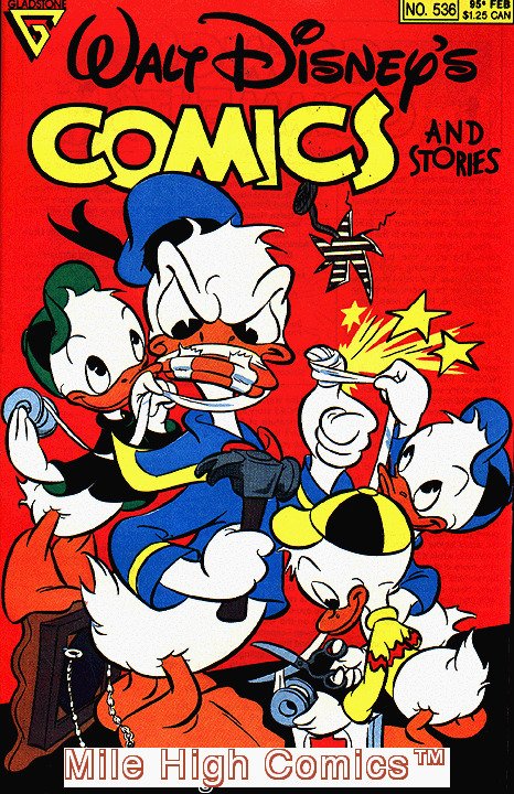 WALT DISNEY'S COMICS AND STORIES (1985 Series)  (GLAD) #536 Very Fine Comics