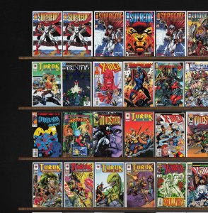 Huge Lot 150+ Comics with Turok, Dinosaur Hunter, Stormwatch & More!
