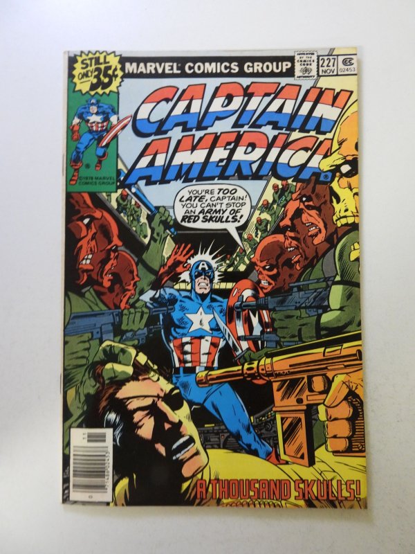 Captain America #227 (1978) VF- condition