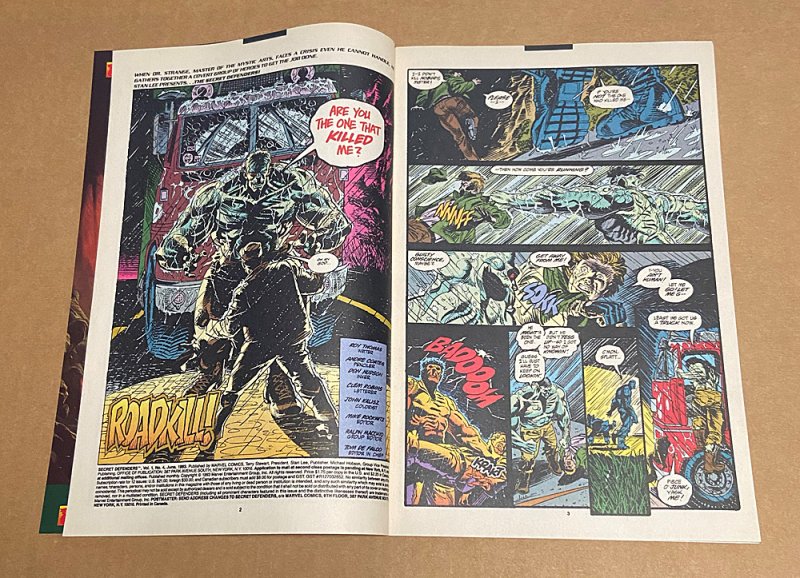 Secret Defenders #4 ( 8.5 VFN+ ) Punisher / June 1993