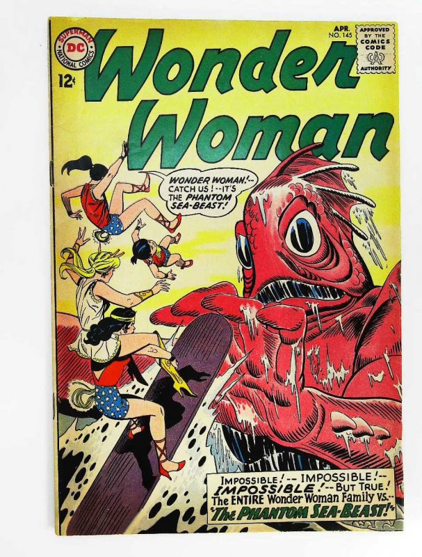 Wonder Woman (1942 series) #145, VG+ (Actual scan)