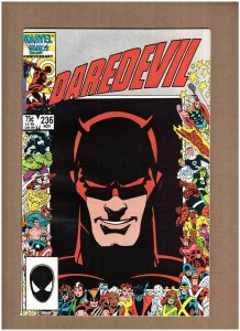 Daredevil #236 Marvel Comics 1986 25th Anniversary Frame Cover FN/VF 7.0