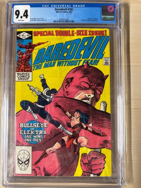 Daredevil #181 (1982) CGC 9.4