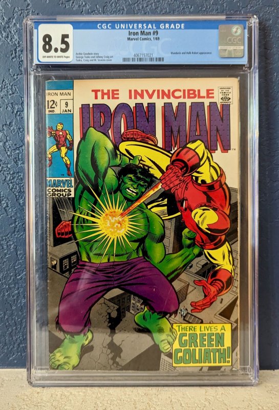 Iron Man #9 (1969) - CGC 8.5