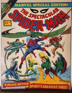 SPECTACULAR SPIDER-MAN TREASURY EDITION #1, FN/VF 1975, Steve Ditko