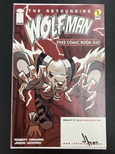 Astounding Wolf-Man #1 FCBD SIGNED JASON HOWARD VF INVINCIBLE KIRKMAN PROSHIPPER