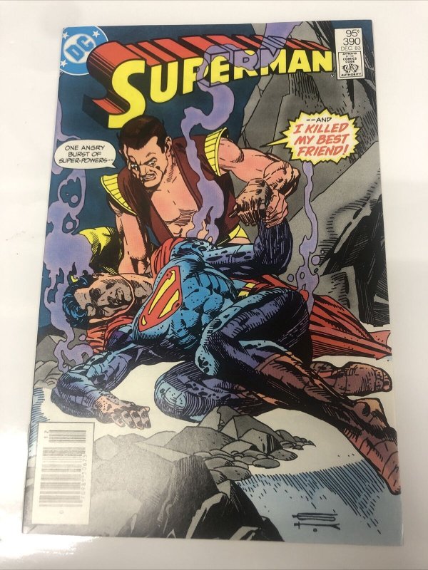 Superman (1983) # 390 (NM) Canadian Price Variant • CPV • Cary Bates • DC