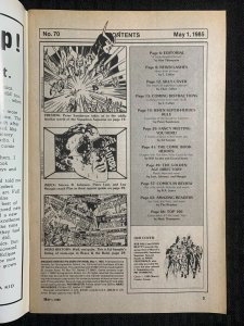 1985 AMAZING HEROES Magazine #70 FN+ 6.5 Squadron Supreme